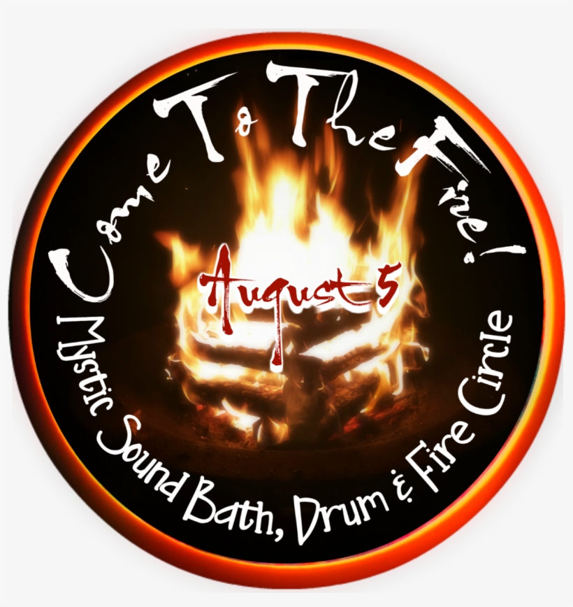 Come To The Fire Round Framed Aug - 3rd Line, transparent png download