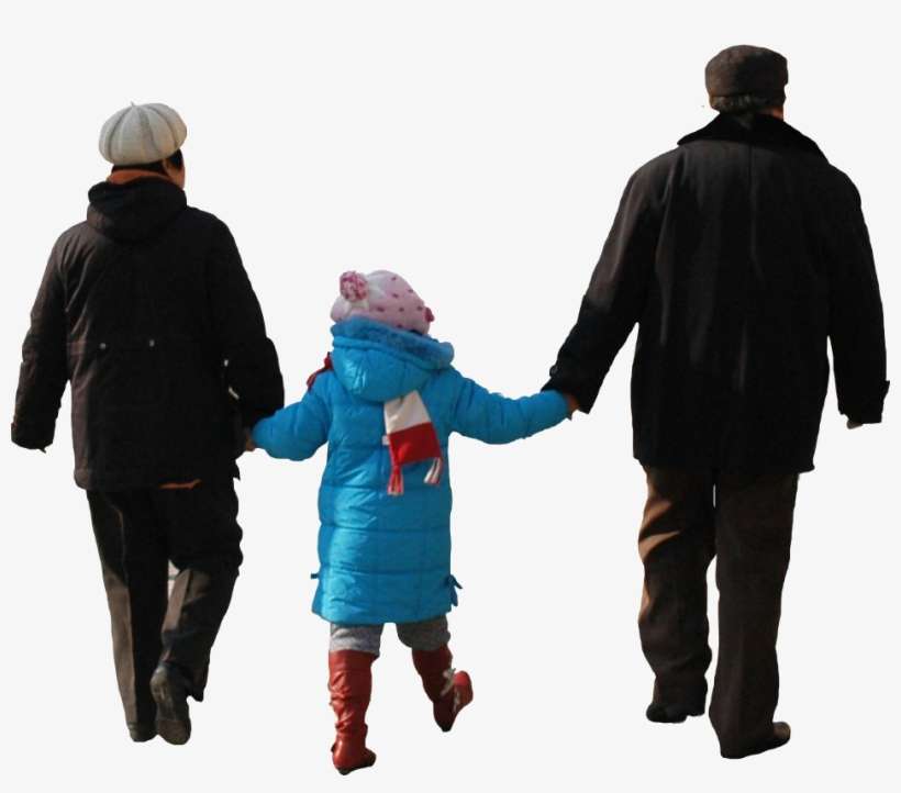 Download - Transparent Family Holding Hands, transparent png download