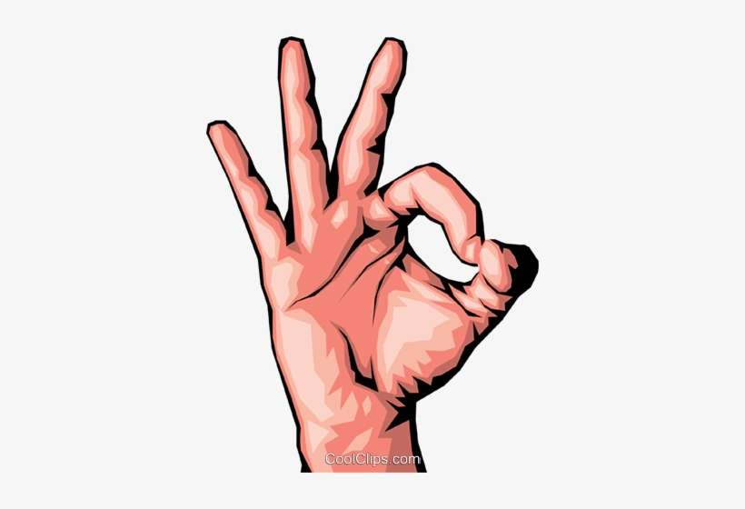 Hand Giving The O - Sinal De Ok Com As Mãos, transparent png download