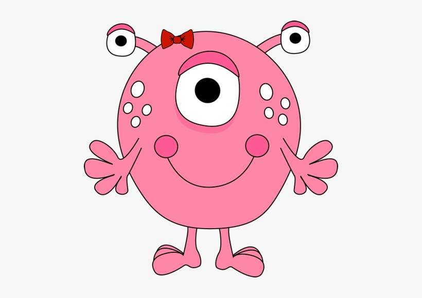 Girl Monster - Monster Clipart, transparent png download