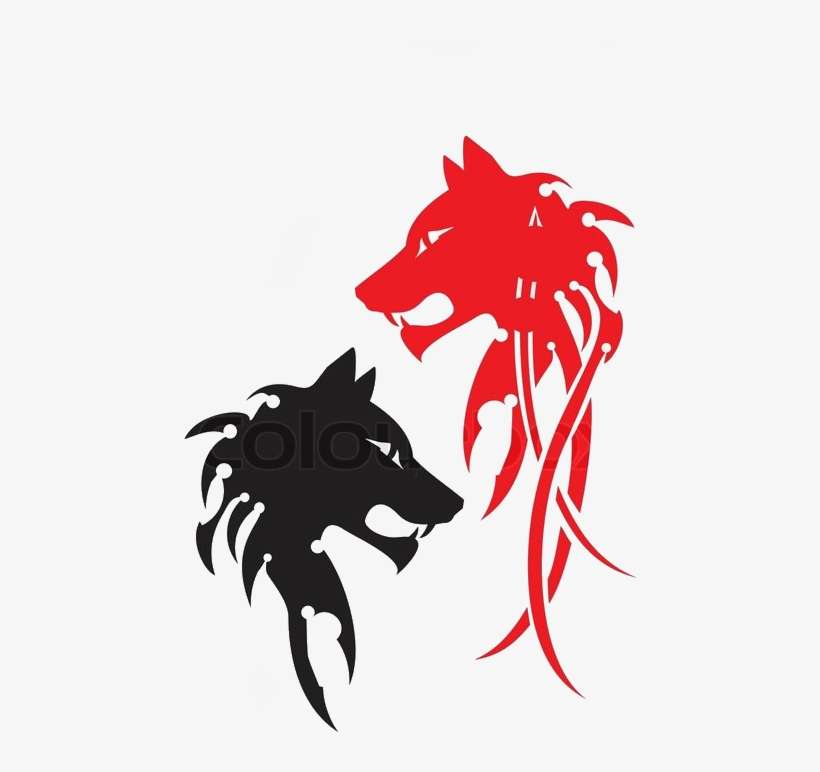 Tribal - Lobo Tatuajetribal, transparent png download