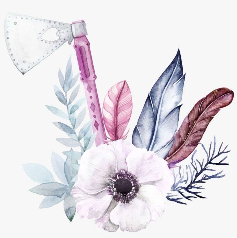 Hand-painted Colorful Cartoon Watercolor Beautiful - Watercolor Painting, transparent png download