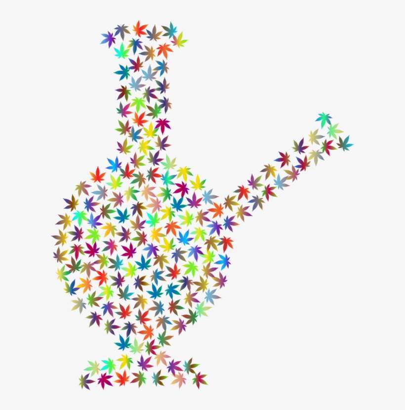 Bong Cannabis Tobacco Pipe Drawing - Bong, transparent png download