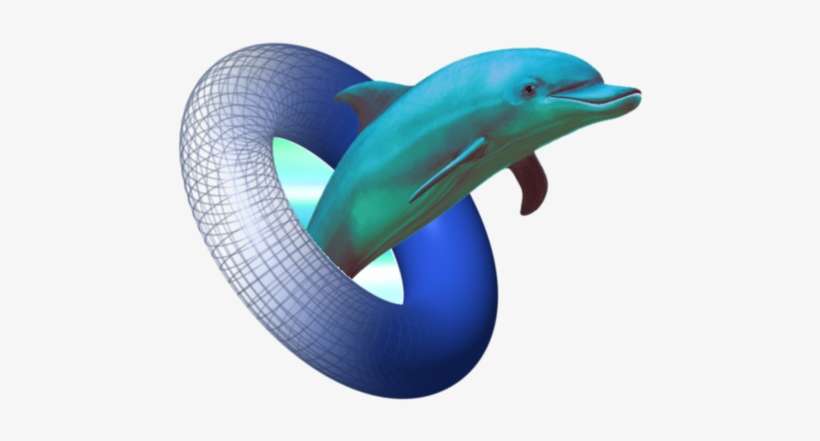 Vaporwave Z Dolphin - Dolphin Vaporwave, transparent png download