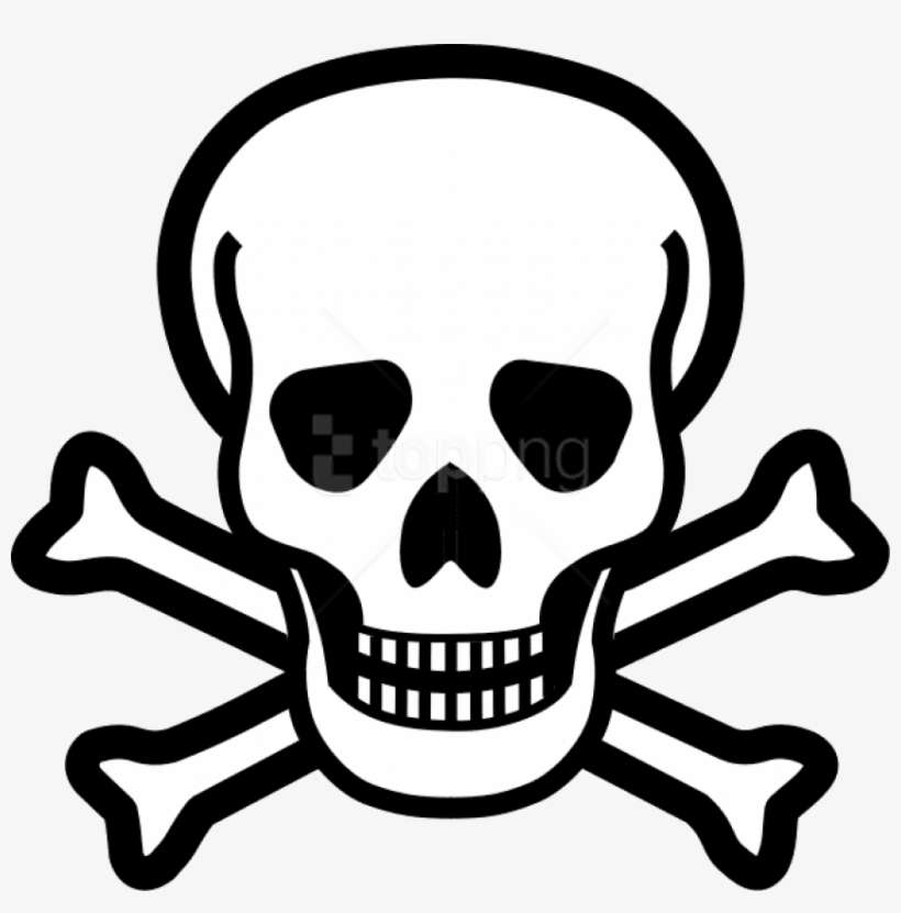 Skull & Crossbones - Skull And Crossbones, transparent png download
