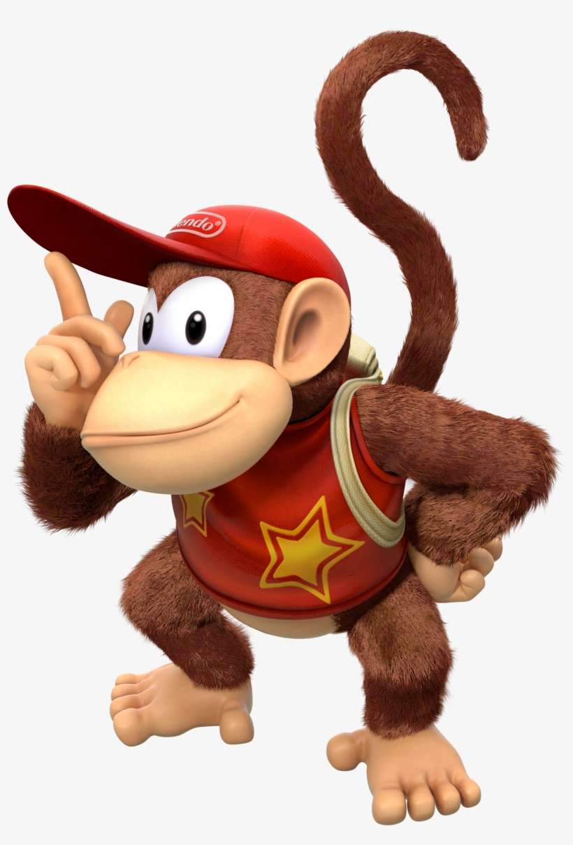 Diddy Kong - Donkey Kong Country Tropical Freeze Diddy Kong, transparent png download