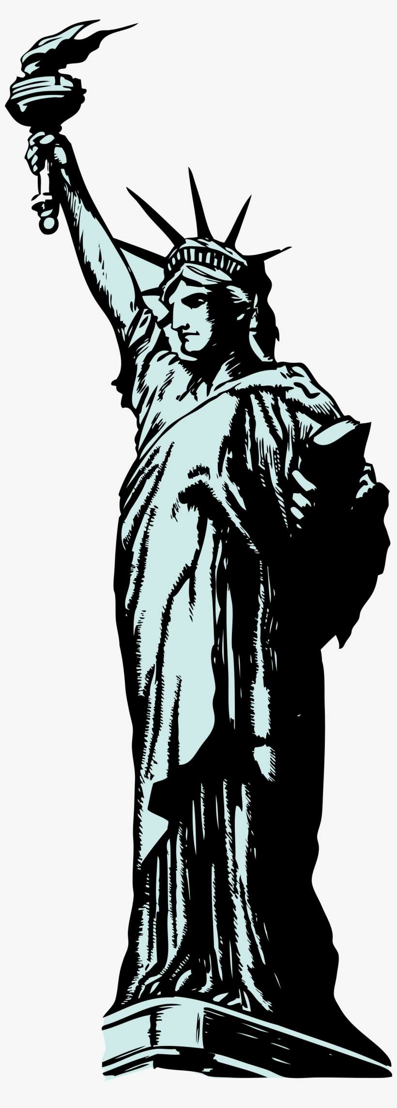 Statue Of Liberty Clip Art - Statue Of Liberty Clipart Transparent Background, transparent png download