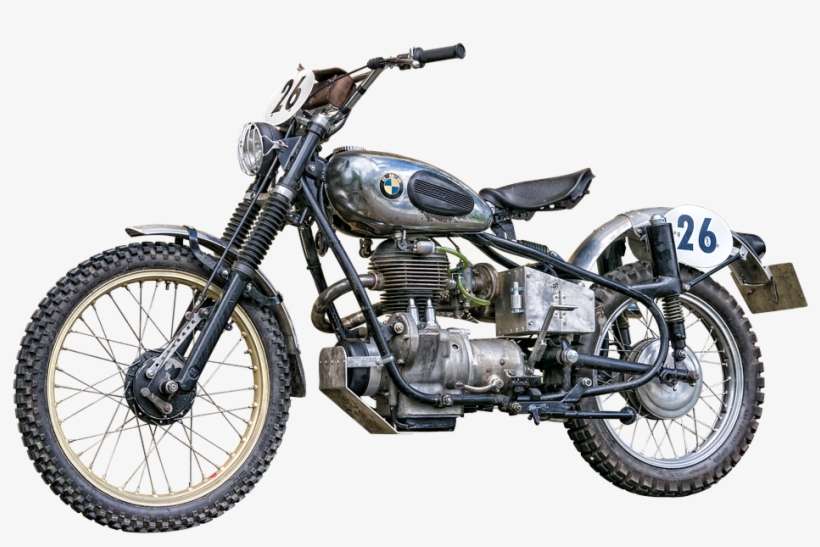 Bmw, Krad, Motorcycle, Old, Two Wheeled Vehicle - Old Motorcycle Png, transparent png download