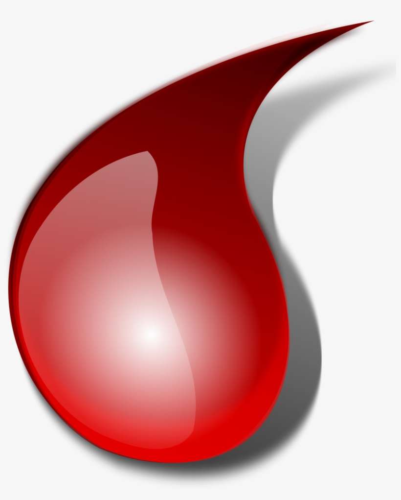 Tear Png Image - Gota De Sangue Png, transparent png download