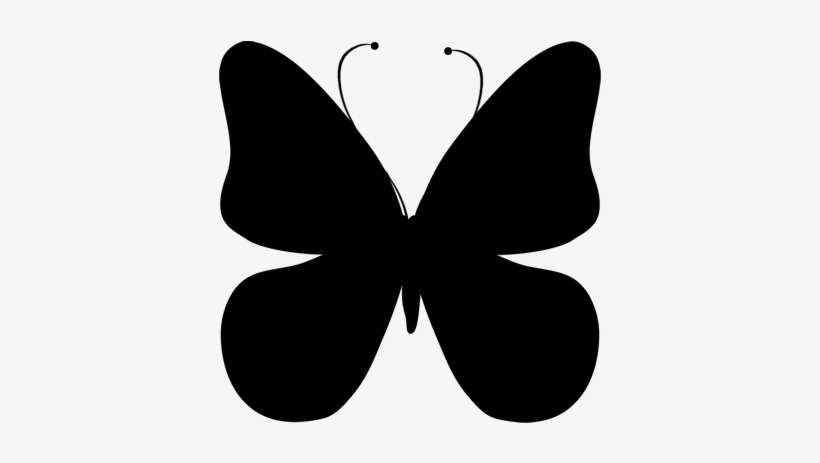 Butterfly Silhouette Png - Butterfly, transparent png download
