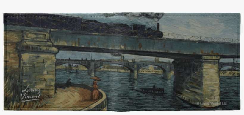 Railway Bridge Wa100 Wallet - Loving Vincent Movie Gif, transparent png download