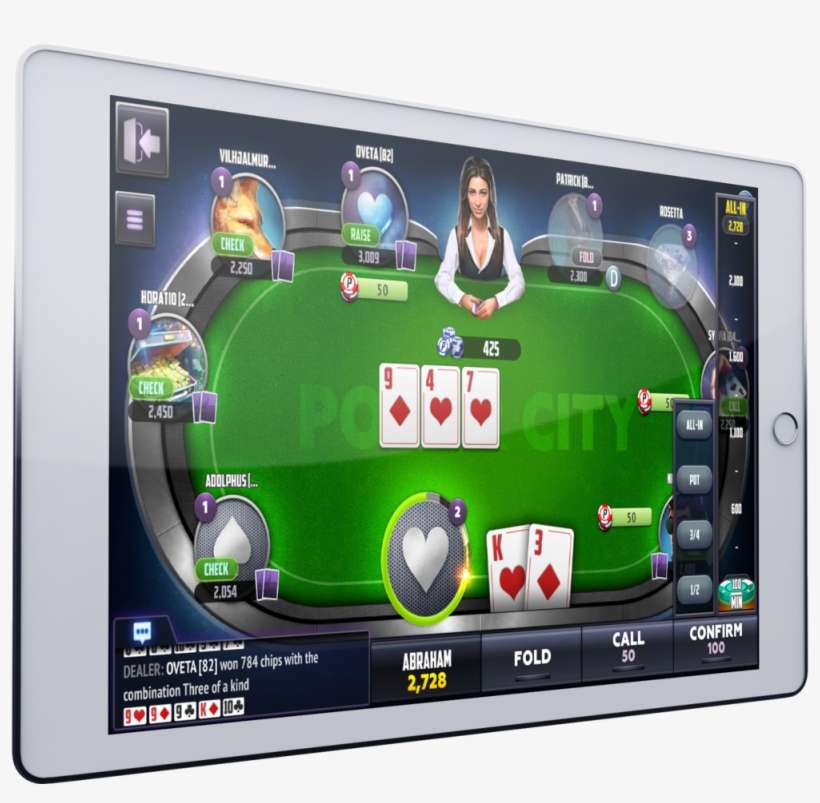 Poker City Tablet - Tablet Computer, transparent png download
