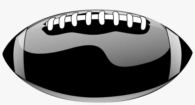 American Football Png Image - Black And White American Football, transparent png download