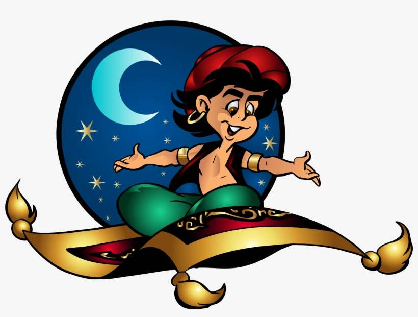 Aladdin And Flying Carpet, transparent png download