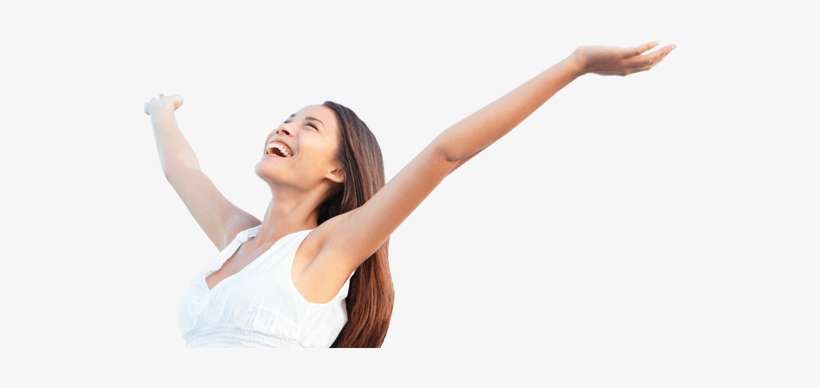 Happy Girl Transparent - Hair Removal, transparent png download