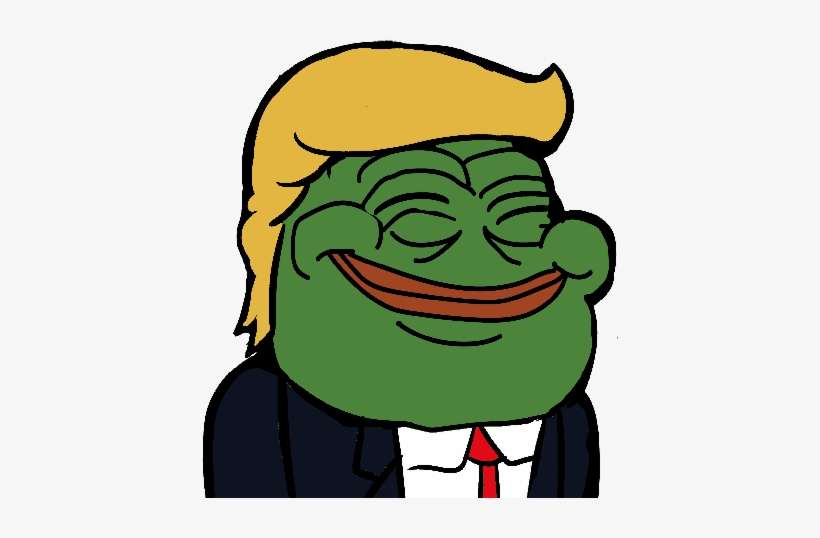 United States Of America Green Yellow Facial Expression - Pepe Frog Transparent, transparent png download
