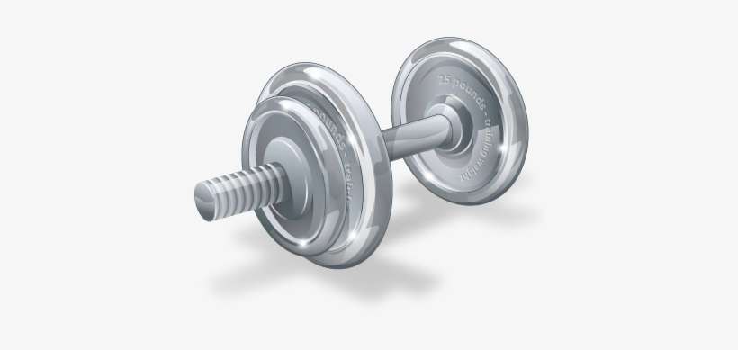 Graphic Transparent Stock Hantel Png Image With Transparent - Weights Png, transparent png download