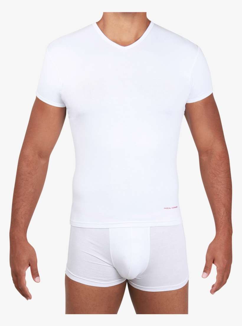 White T-shirt Png Image - White T Shirt For Men Png, transparent png download