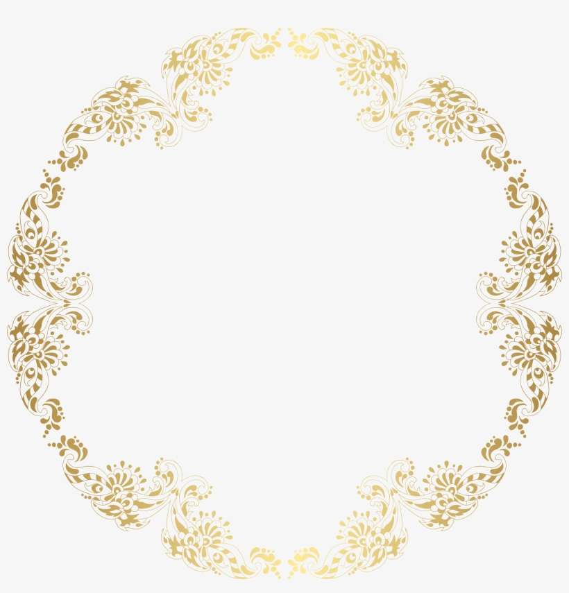French Clipart, Round Border, Art Patterns, Pattern, transparent png download