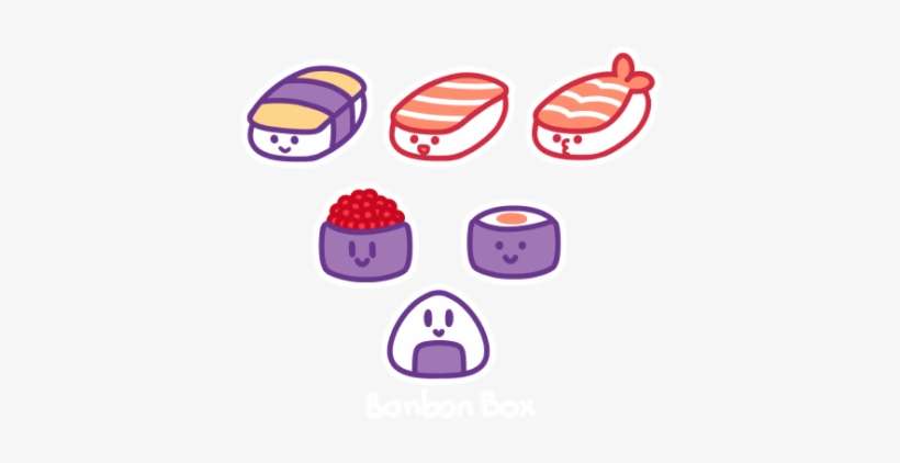 Sushi Stickers, transparent png download