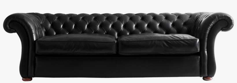 Black Leather Png Stickpng Banner Transparent Download - Sofa Png, transparent png download