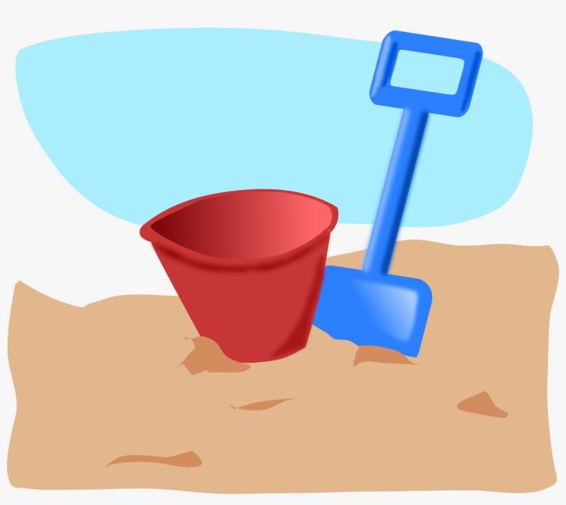 Bucket And Spade Clipper - Bucket And Spade Clipart, transparent png download