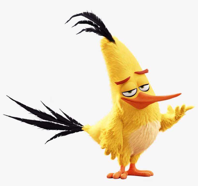 The Angry Birds Movie Chuck Png Transparent Imageu200b - Yellow Bird From Angry Birds Movie, transparent png download