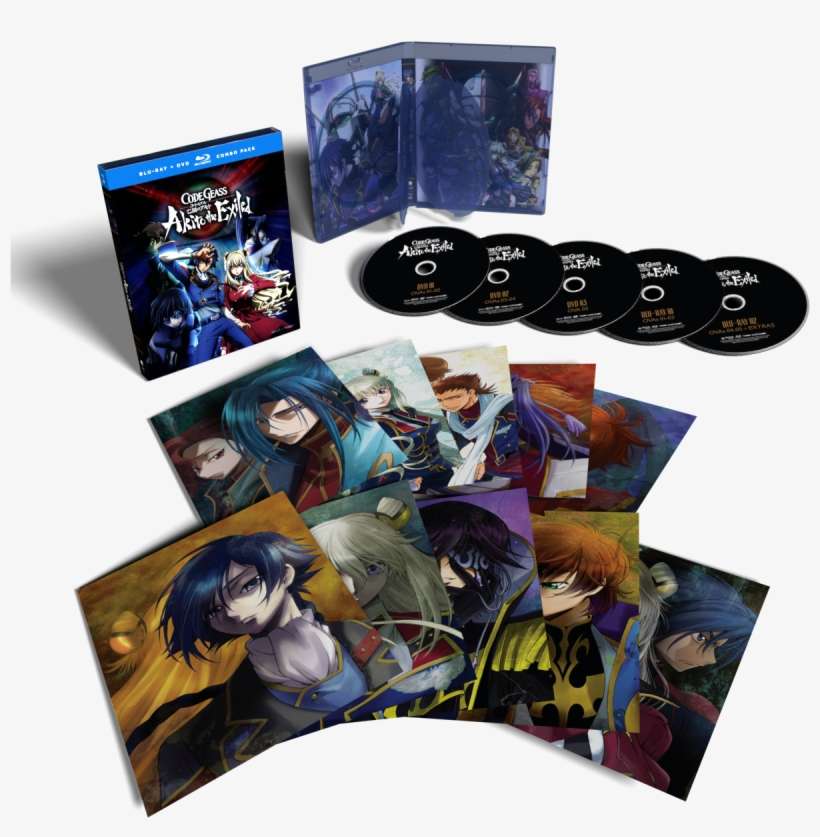 The Blu Ray/dvd Combo Pre Order Includes A Snazzy Foil - Code Geass Akito The Exiled Ova Series Blu Ray Dvd, transparent png download