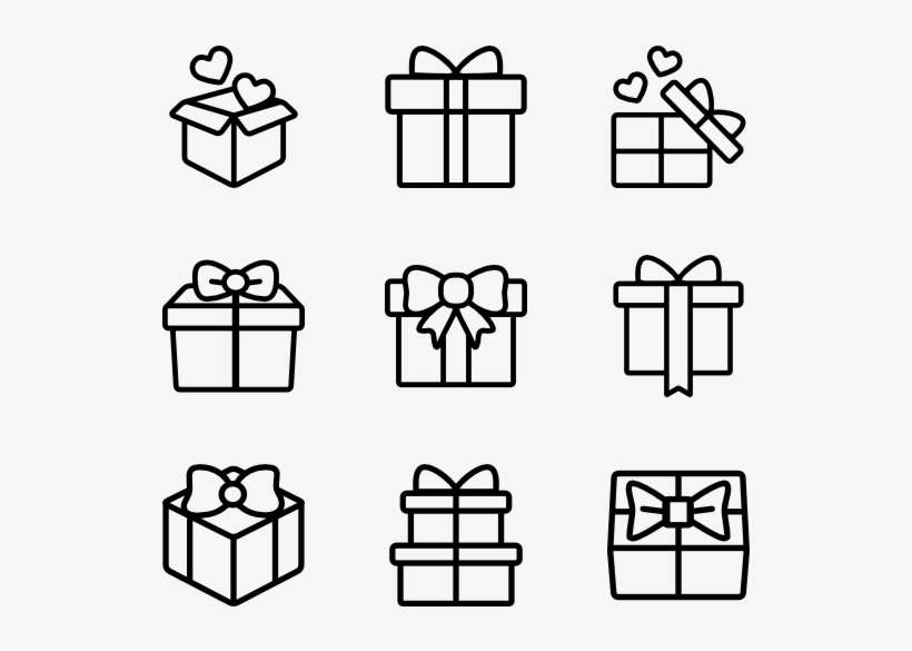 Gift Boxes - Resume Icons Png, transparent png download