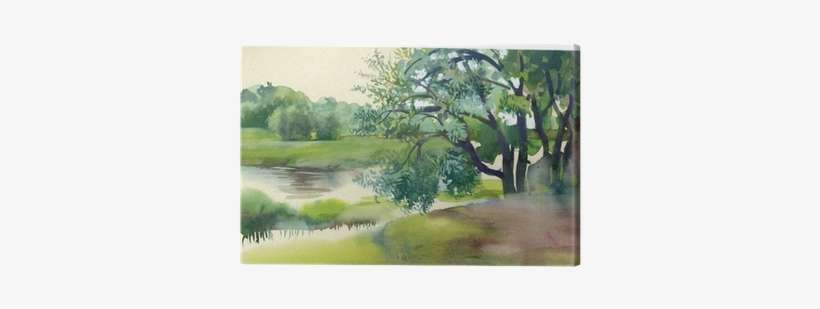 Watercolor Landscape Collection - Youva Drawing Pad, transparent png download