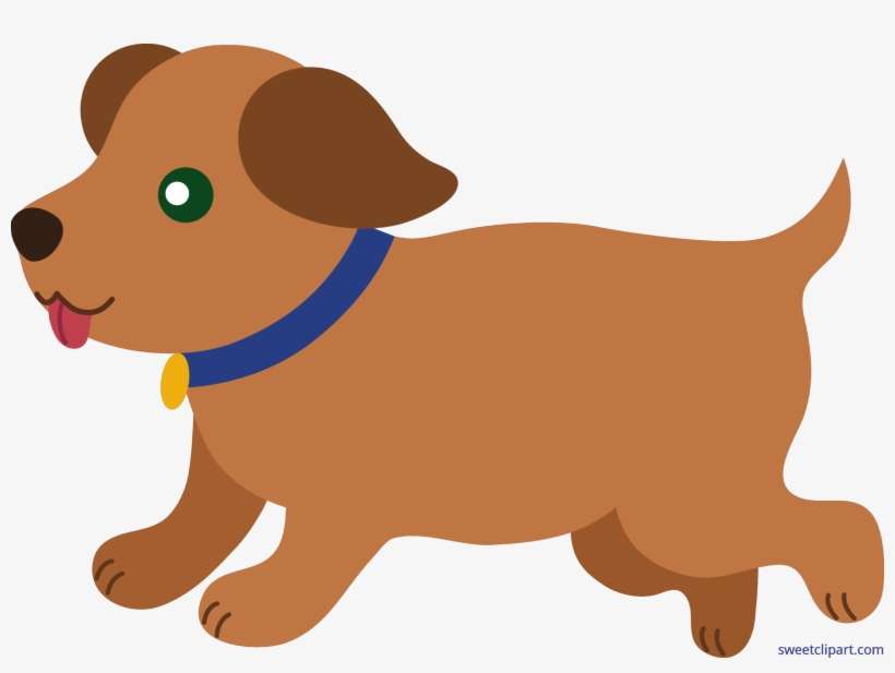Puppy Brown Clip Art - Pup Clipart, transparent png download
