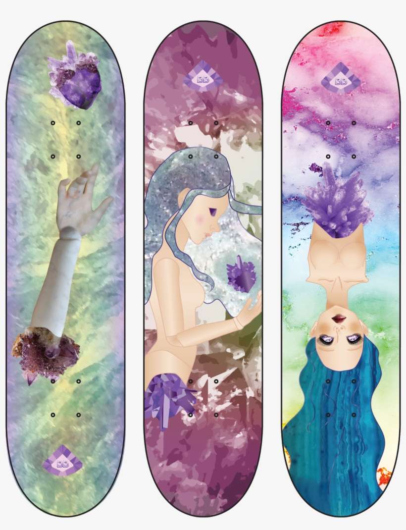 Skateboard Decks - Illustration, transparent png download