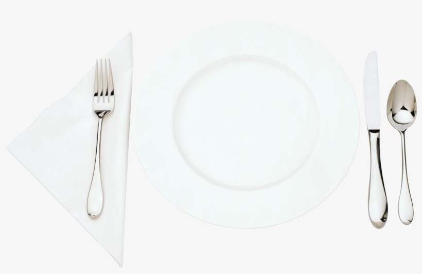 Plate Cutlery - Restaurant Plate Png, transparent png download