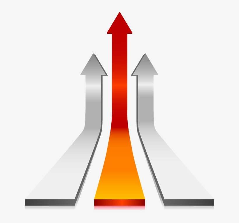 Up Arrow Png Transparent Image - Muitas Setas Png, transparent png download