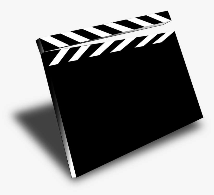 Movie Clipart Clappers - Cinta De Pelicula Png, transparent png download