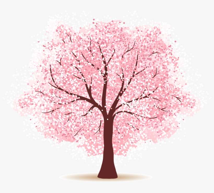 I - Happy New Year Cherry Blossom, transparent png download