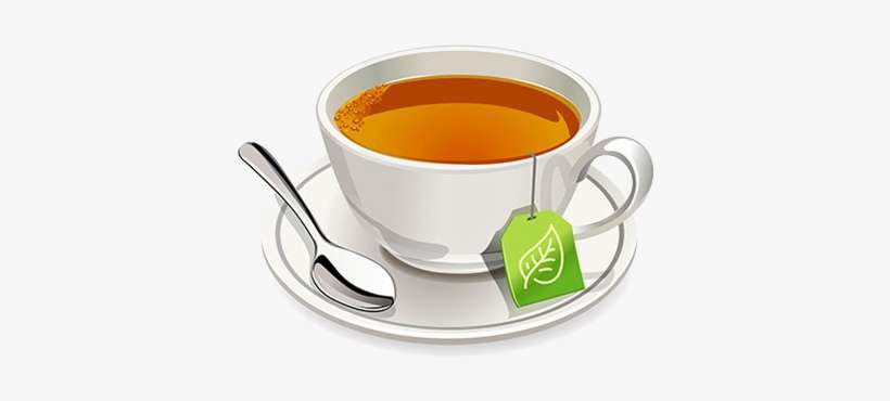 Cup Png Image Mart - Tea Cup With Tea Bag, transparent png download