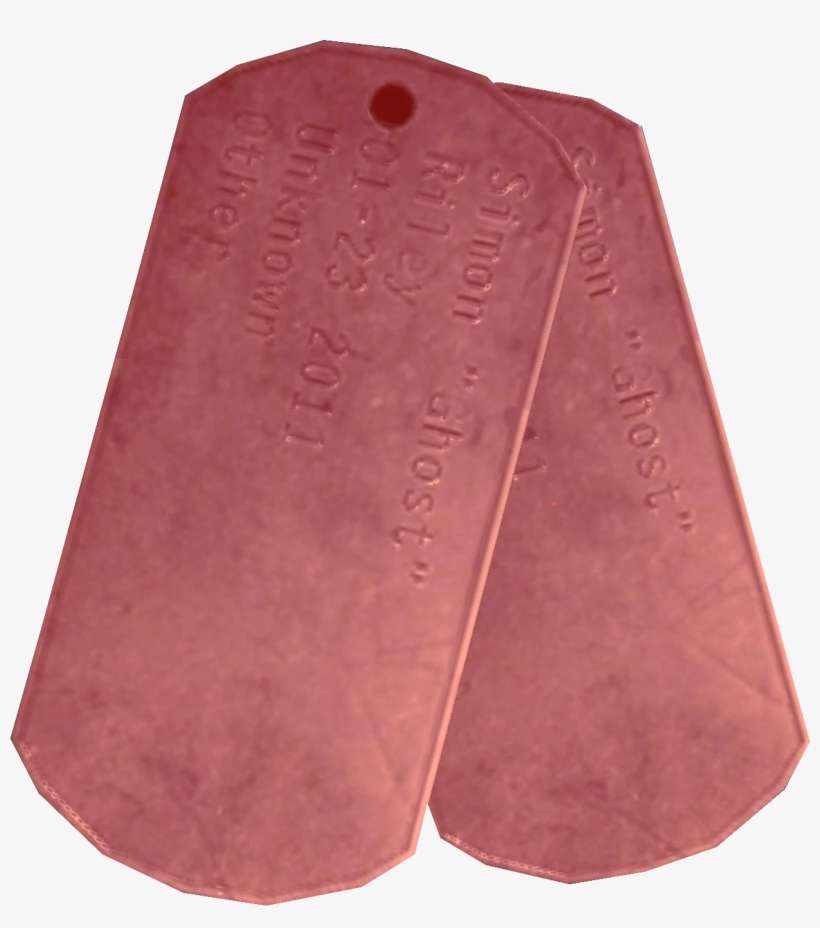 Kill Confirmed Dog Tags Mw3 - Kill Confirmed Dog Tags, transparent png download
