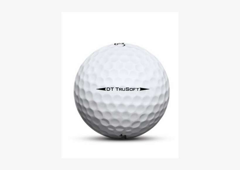 Png - Titleist Dt Trusoft Golf Balls White Dozen, transparent png download