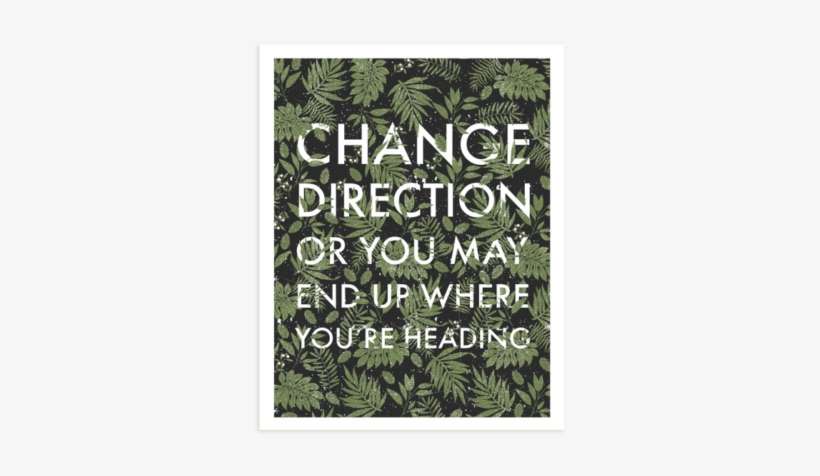 Change Direction Print - Picture Frame, transparent png download