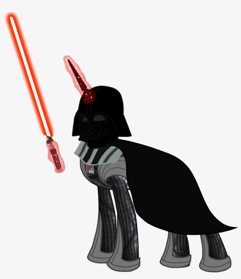 Artist Bluepegasuspony Crossover Artistbluepegasuspony - My Little Pony Darth Vader, transparent png download