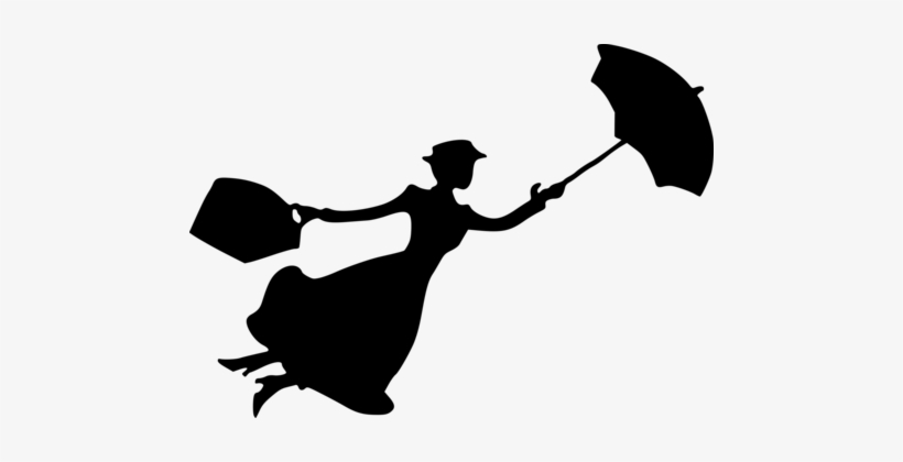 Katie Nanna Mary Poppins Silhouette Cherry Tree Lane - Disney On Broadway Cd (2009) (cd), transparent png download