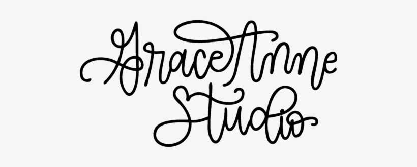 Grace Anne Studio - Calligraphy, transparent png download