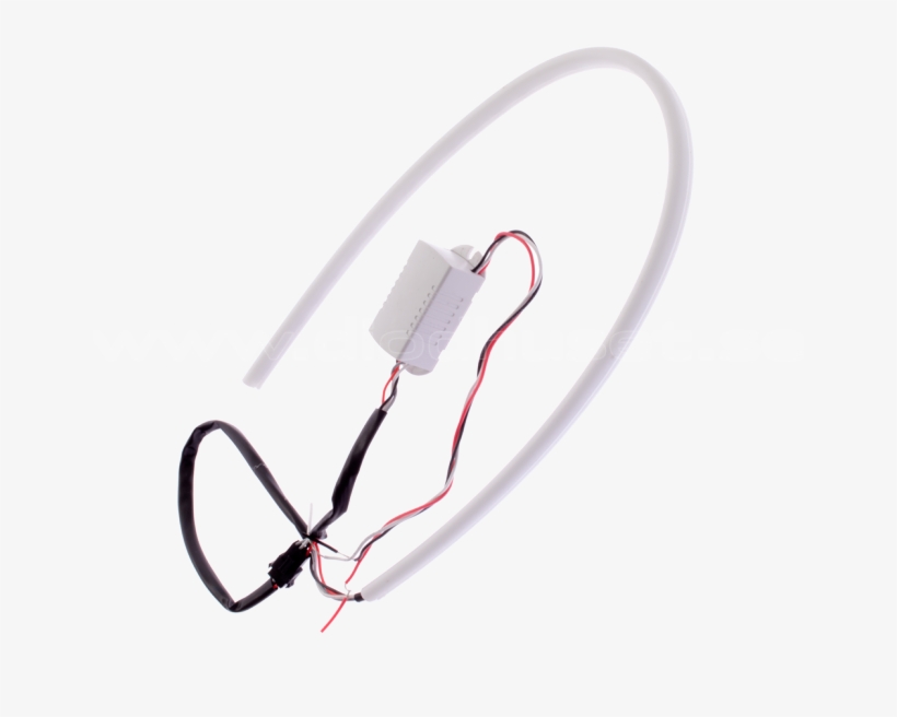 Led Stripe Headlamp , Devil Eyes 12v - Motorcycle, transparent png download