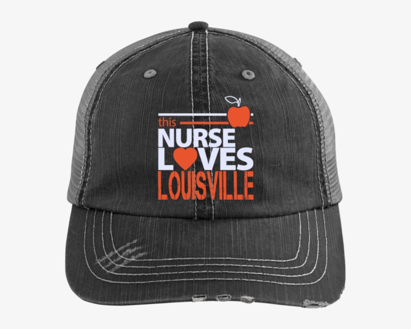 This Nurse Loves Louisville Hat Kentucky Nurse Hat - Mom Squad - Soccer - Distressed Unstructured Trucker, transparent png download