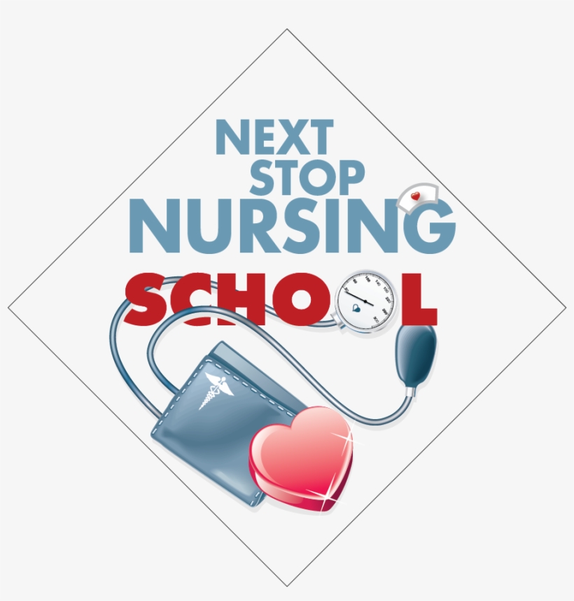 Nursing School Graduation Clipart Image Transparent - Next Stop Nursing School, transparent png download
