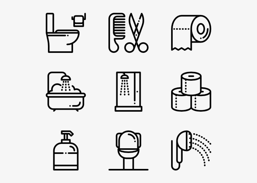 Bathroom Stuff 40 Icons - Novios Iconos Png, transparent png download