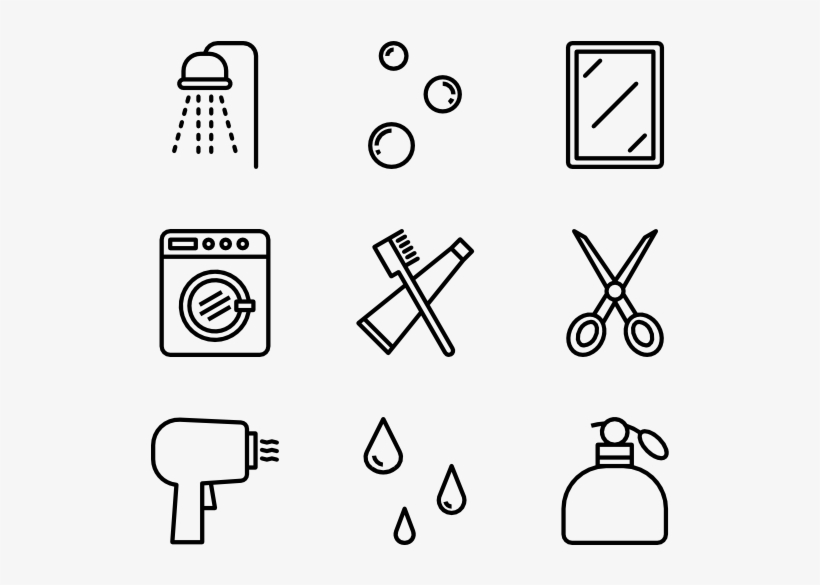 Bathroom 36 Icons - Maximum Temperature Icon, transparent png download