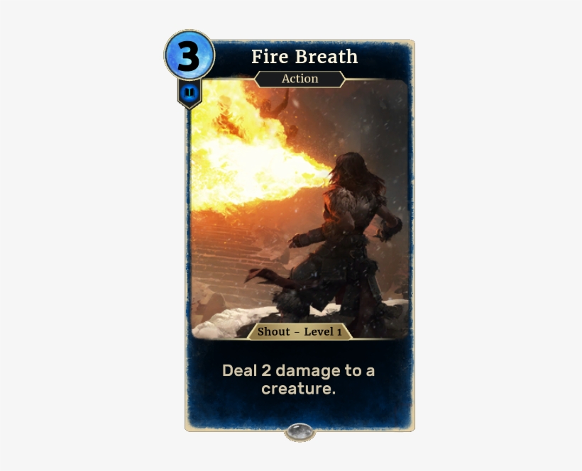 Fire Breath - Barbas Elder Scrolls Legends, transparent png download