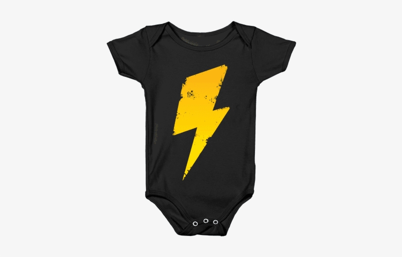 Lightning Bolt Baby Onesy - Thicc Potato, transparent png download